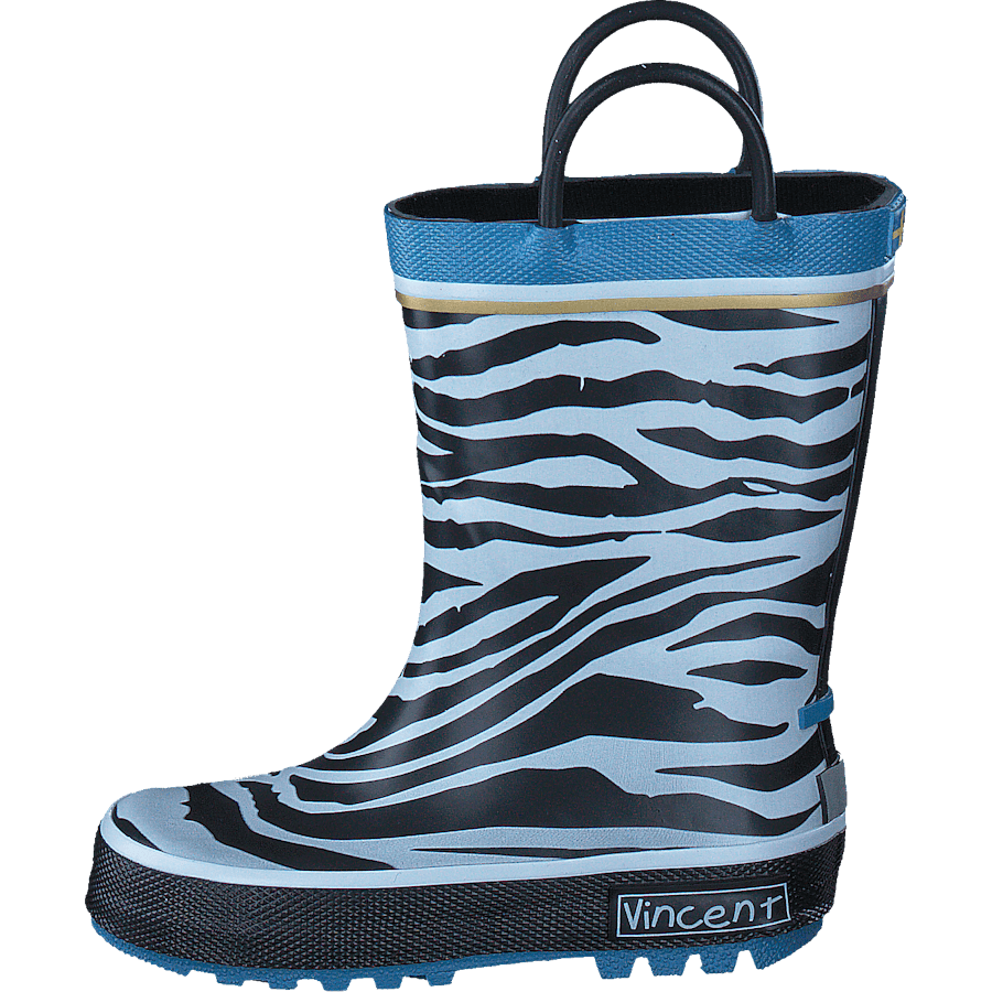 Zebra Gold Blue