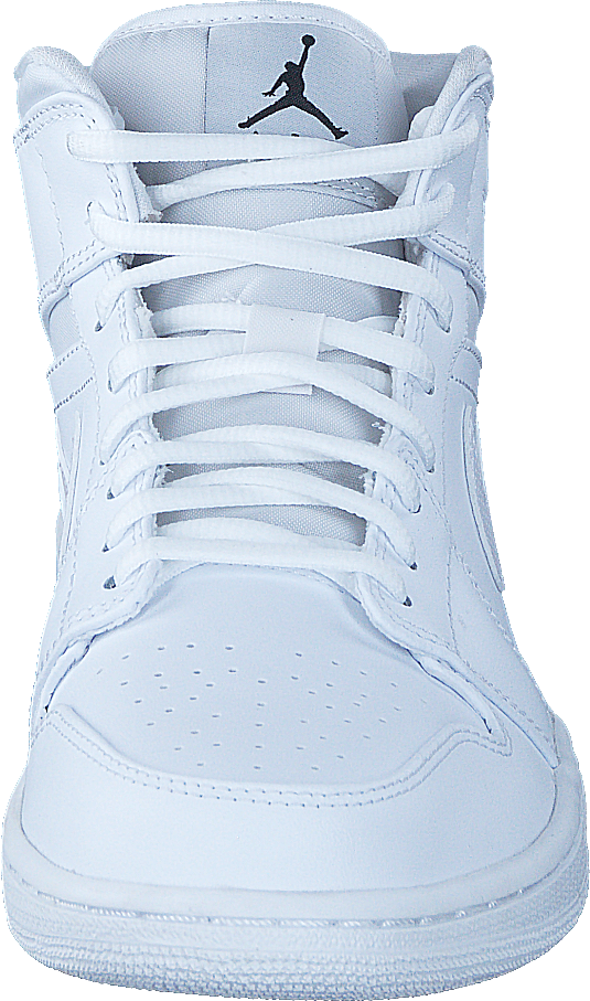 Air Jordan 1 Mid Shoe White Black White
