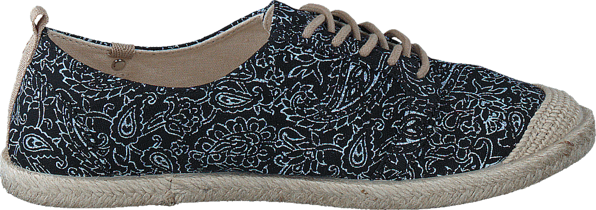 Flora Laceup Black