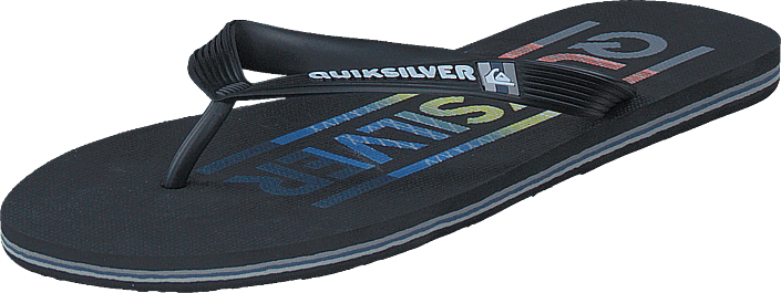 Quiksilver - Molokai Wordmark Black/Red/Blue
