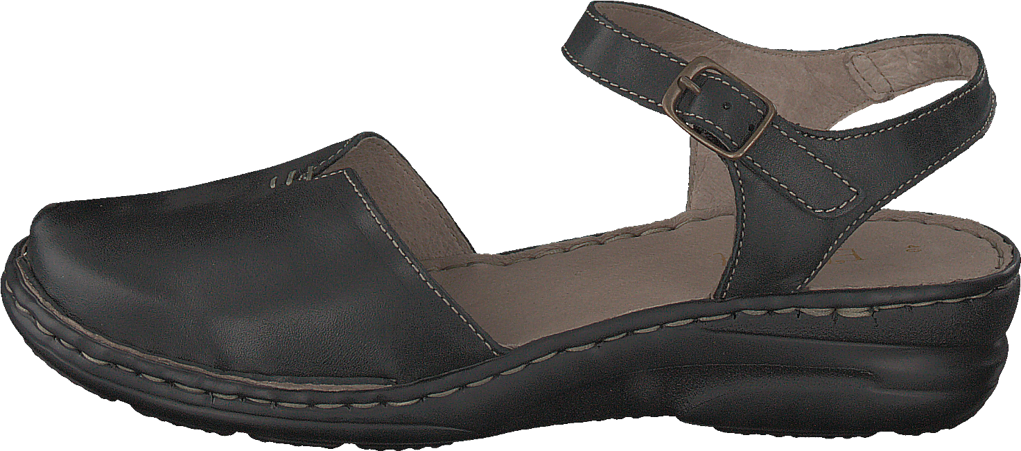 483-3296 Black, Female, Schoenen, Sandalen en Sloffen, sandalen, Zwart, EU 38