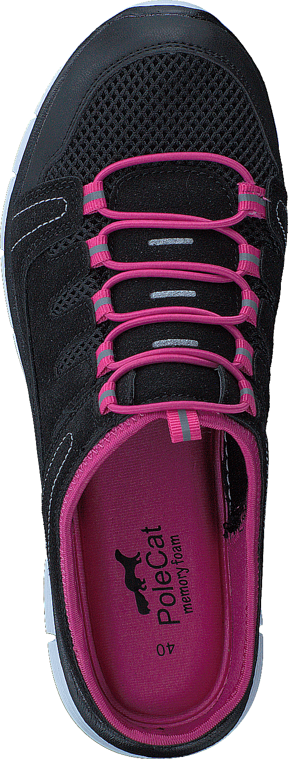 435-1309 Comfort Sock Black/Fuchsia