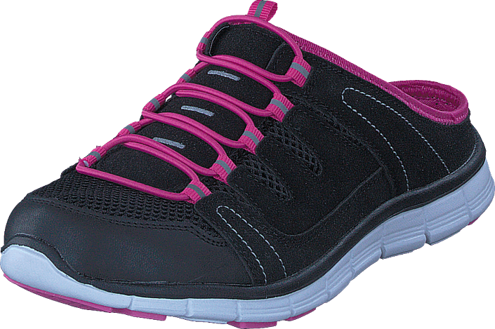 Polecat - 435-1309 Comfort Sock Black/Fuchsia