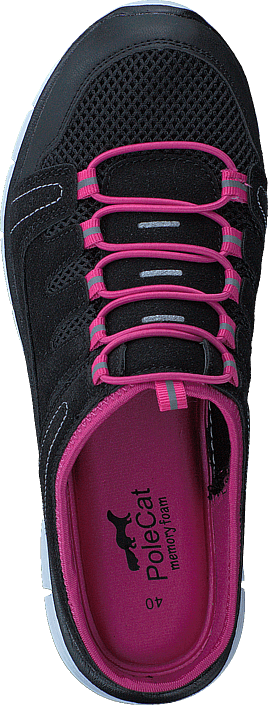 Polecat - 435-1309 Comfort Sock Black/Fuchsia