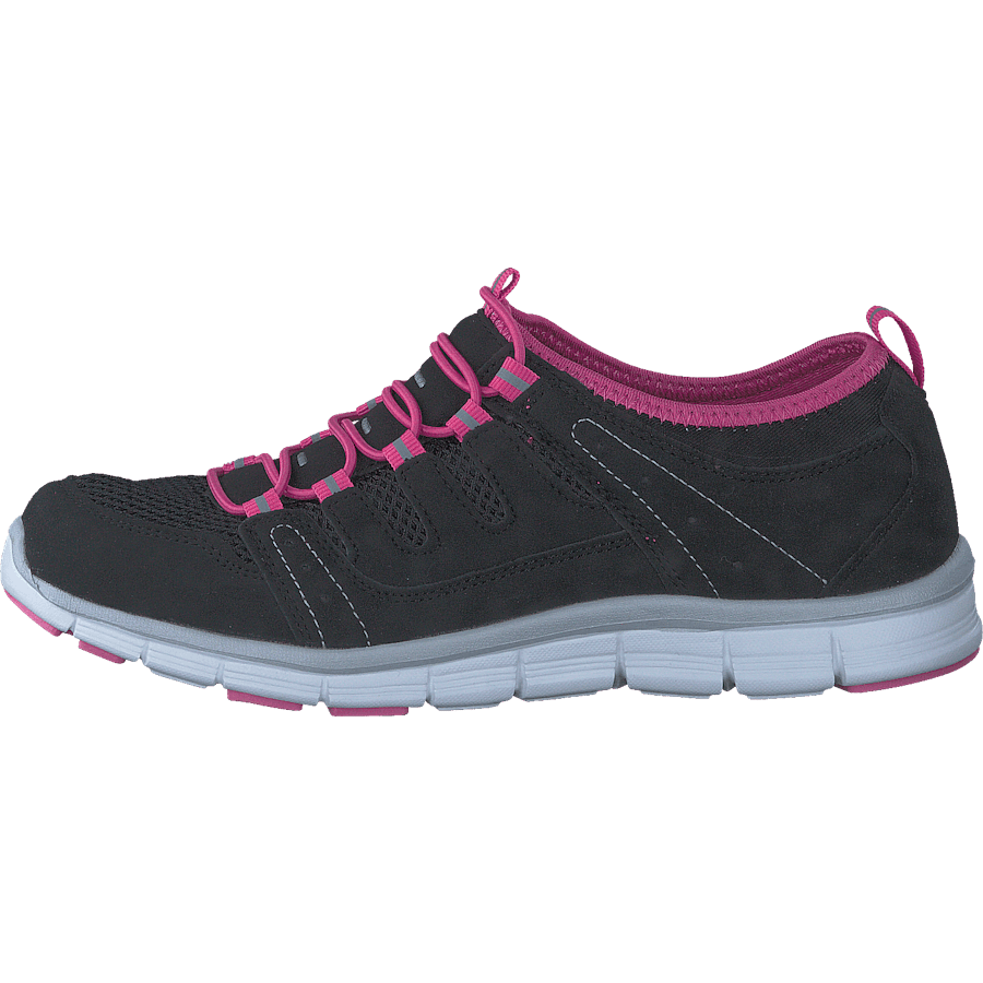 435-2311 Comfort Sock Black/Fuchsia