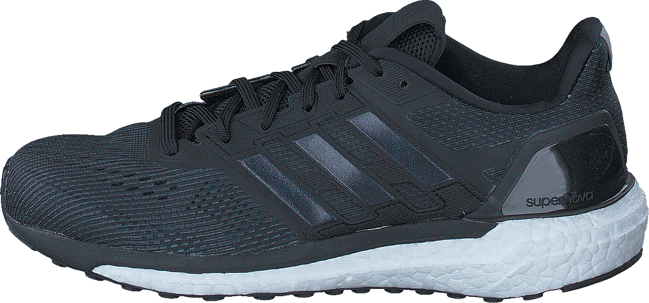 Supernova W Core Black/Core Black, Female, Topánky, Tenisky, športové topánky, Beží, Čierna, EU 41 1/3