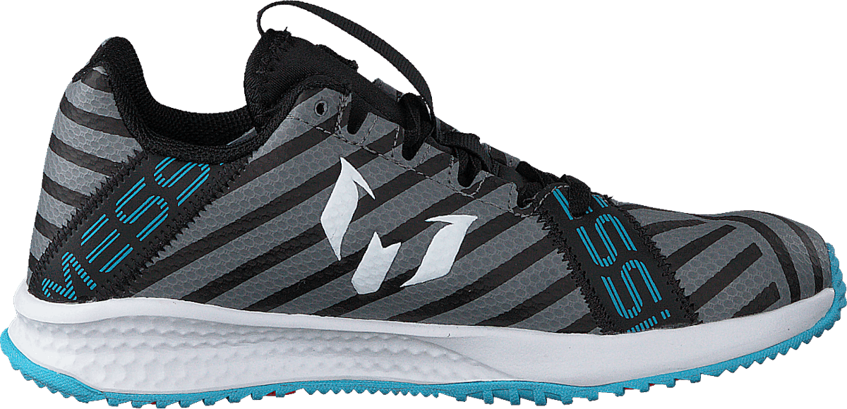 Rapidaturf Messi K Core Black/Ftwr Wht/Super Cyan