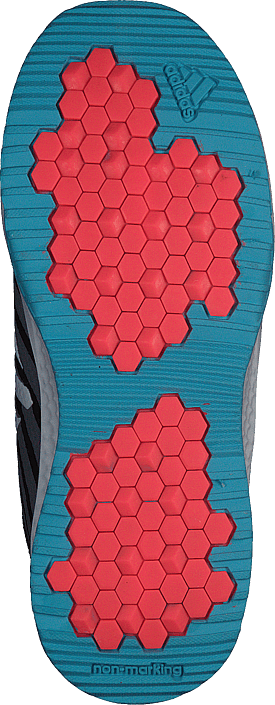 adidas Sport Performance - Rapidaturf Messi K Core Black/Ftwr Wht/Super Cyan