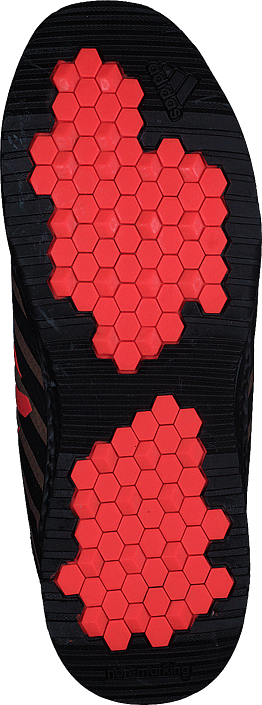 adidas Sport Performance - Rapidaturf Messi K Core Black/Solar Red/Gold Met