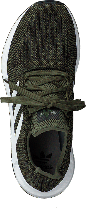 adidas swift run green and black