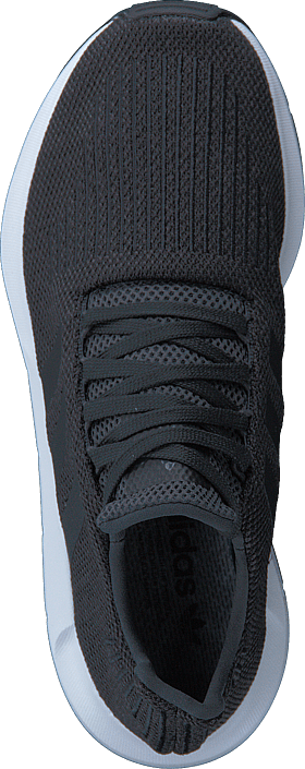 adidas swift run core black carbon white