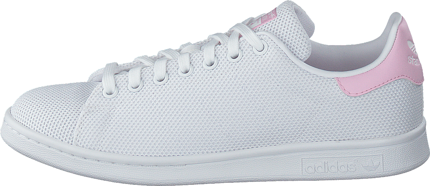 Stan Smith W Ftwr White/Wonder Pink F10, Female, Schoenen, Sneakers, Sneakers, Wit, EU 39 1/3