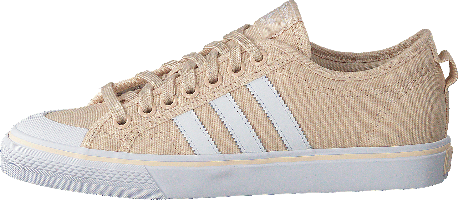 Nizza W Linen/Ftwr White/Ftwr White, Female, Topánky, Tenisky, Tenisky, Béžová, EU 36