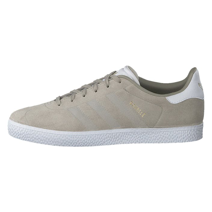 Gazelle J Sesame/Sesame/Ftwr White, Unisex, Sko, Sneakers, Sneakers, Grå, EU 38