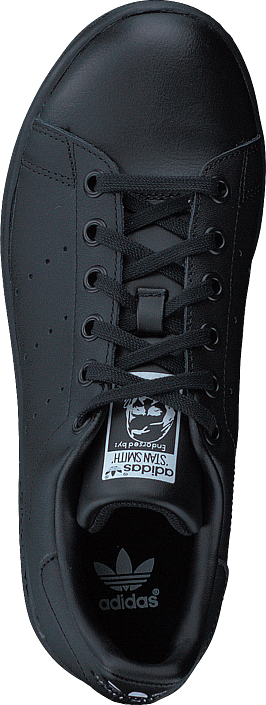 adidas Originals - Stan Smith J Black/Black/Ftwr White