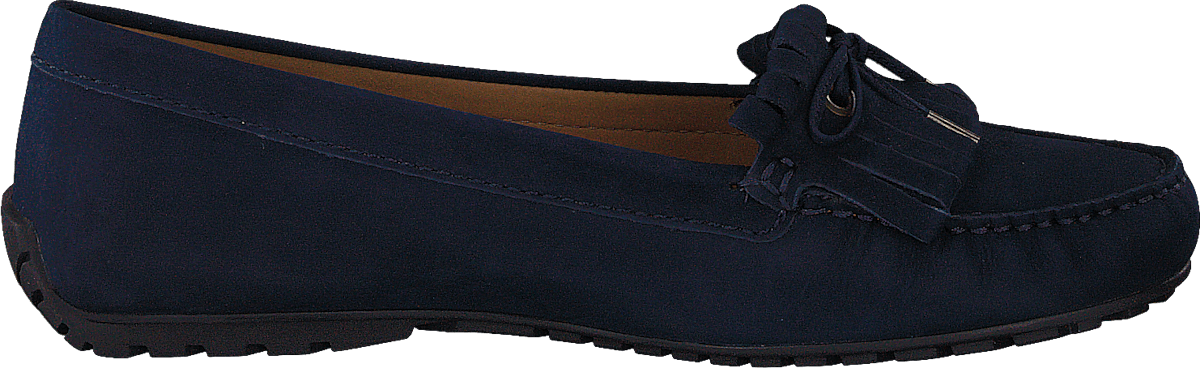 Harper Kiltie Tie Navy Nubuck