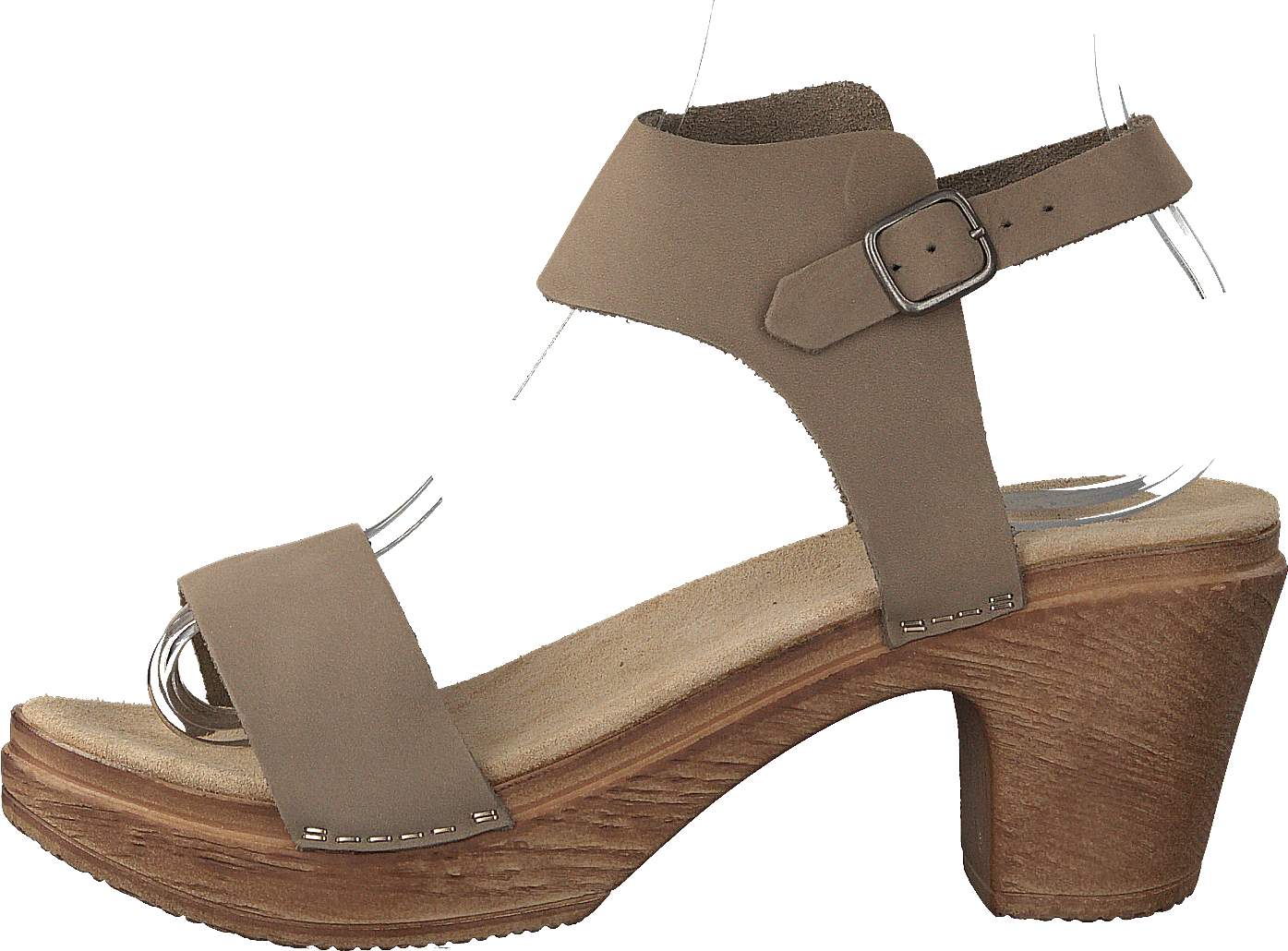 Sara Soft Taupe, Female, Schoenen, Hakken, hakken, Bruin, EU 38