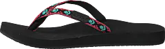 Reef - Ginger Black/Aqua/Pink