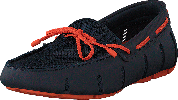 swims braided lace loafer navy