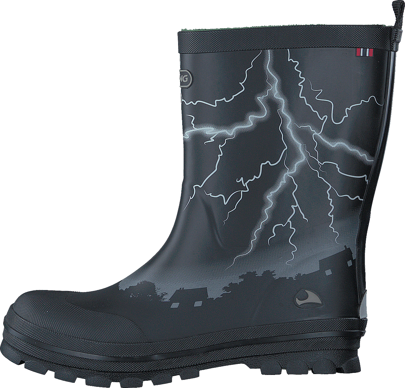 Lyn Black/Green, Unisex, Zapatos, Botas, botas de goma, Azul/Negro, EU 31