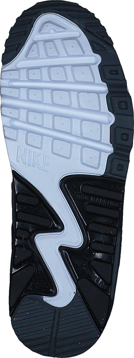 Nike - Air Max 90 Mesh Bg Dk Grey/dk Grey-black-white