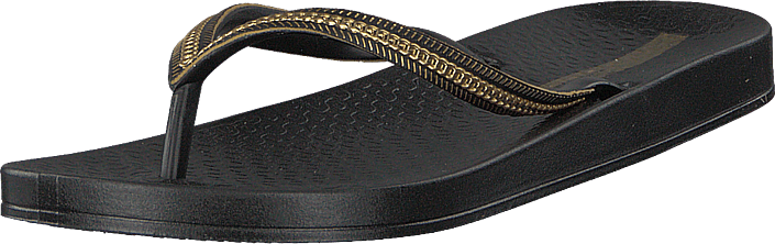 Ipanema - Anatomica Metallic Fem Black/black/gold
