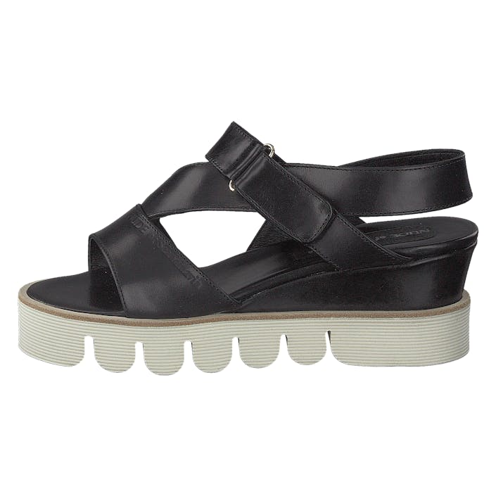 Nadja Teq Nero, Female, Shoes, Heels, sandals, Black, UK 5