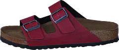 Birkenstock - Arizona Regular Vegan Birko-flor Pull Up Bordeaux
