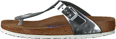 Birkenstock - Gizeh Soft Metallic Silver