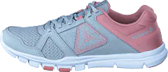 Reebok - Yourflex Trainette 10 Mt Skull Grey/Chalk Pink/White