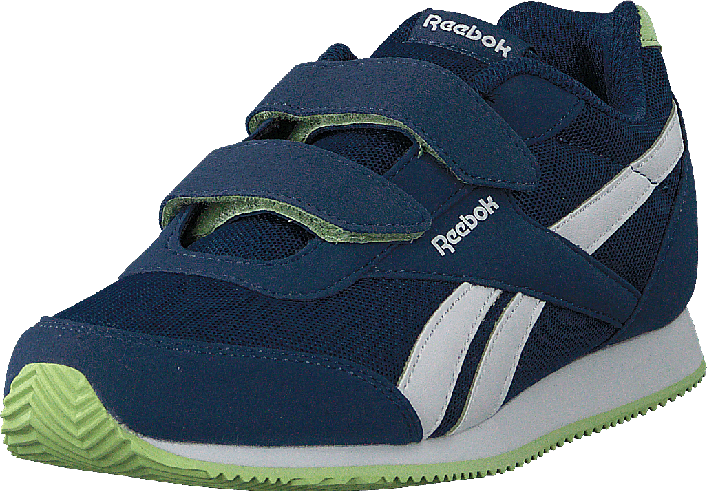 Royal Classic Jog 2 2V Washed Blue/White/Lime Glow - Bild 3