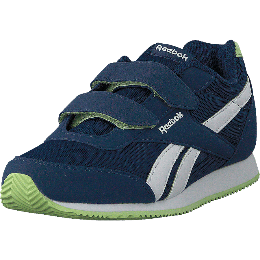Royal Classic Jog 2 2V Washed Blue/White/Lime Glow - Bild 3