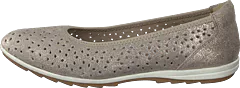 Jana - Ballerina Taupe/metal