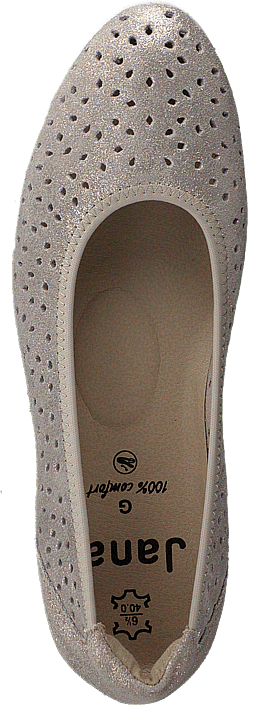 Jana - Ballerina Taupe/metal