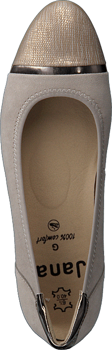 Kjøp Jana Ballerina Light Grey sko Online | FOOTWAY.no Kjøp Jana Ballerina Light Grey sko Online | FOOTWAY.no