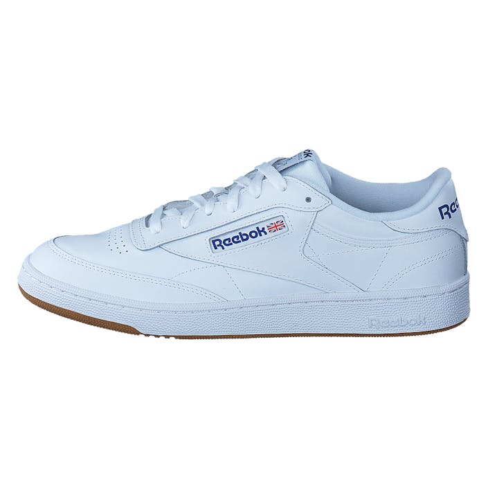 Club C 85 Int-White/Royal-Gum, Unisex, Skor, Sneakers, Sneakers, Vit, EU 38,5