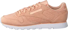 Reebok Classic - Cl Lthr Woven EMB Desert Dust/White
