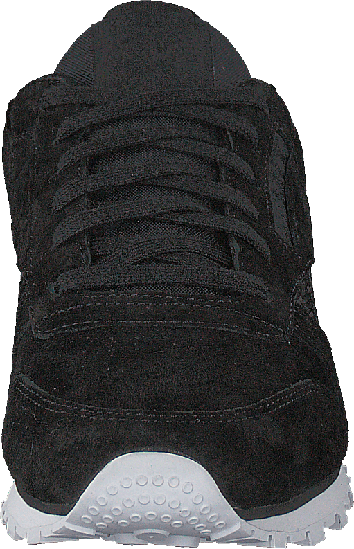 Cl Lthr Woven EMB Black/White