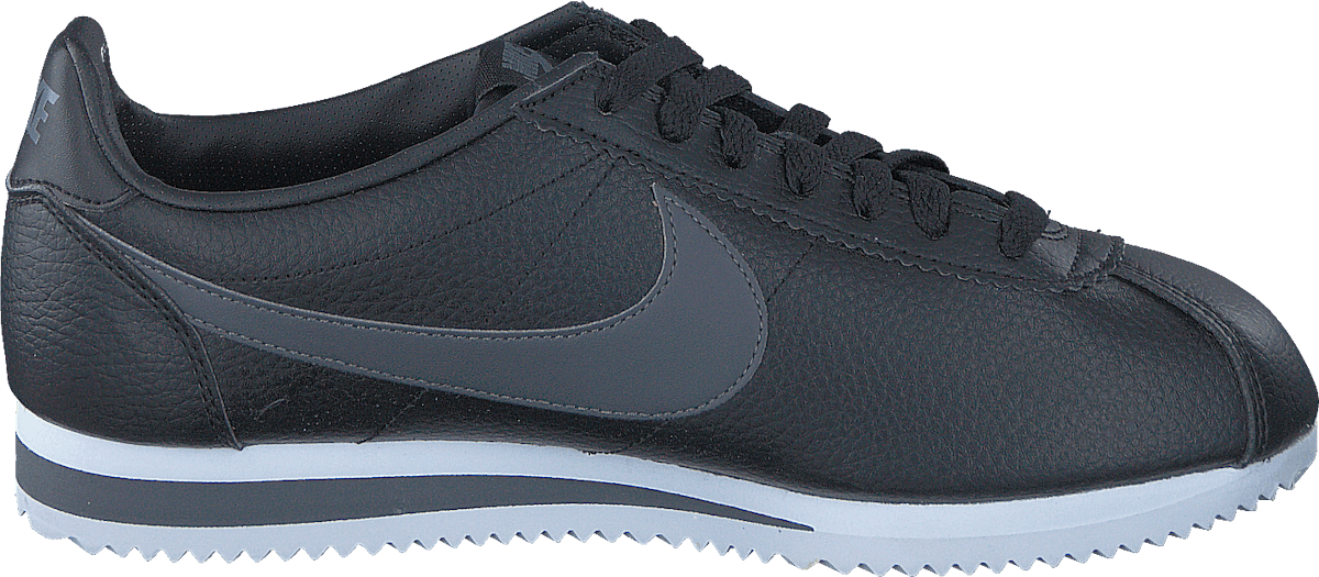 Classic Cortez Leather Black/dark Grey/white