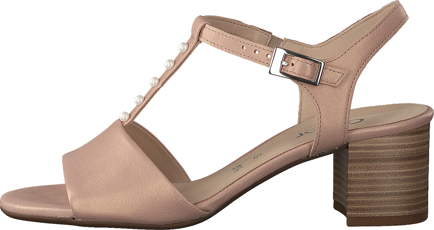 82.921-53 Perl. Rose, Female, Chaussures, Talons, talons bas, Marron/Beige, EU 37