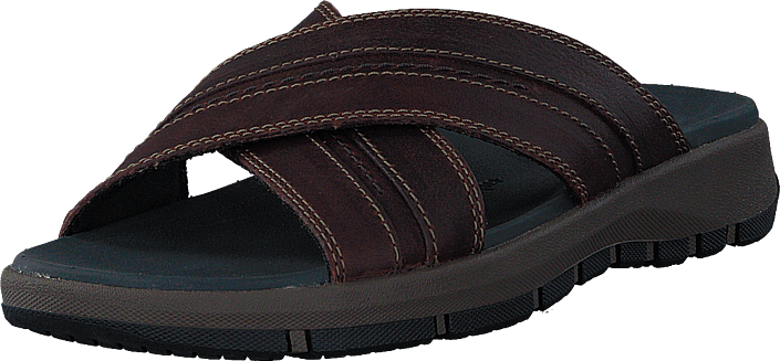 Clarks - Brixby Cross Dark Brown Lea