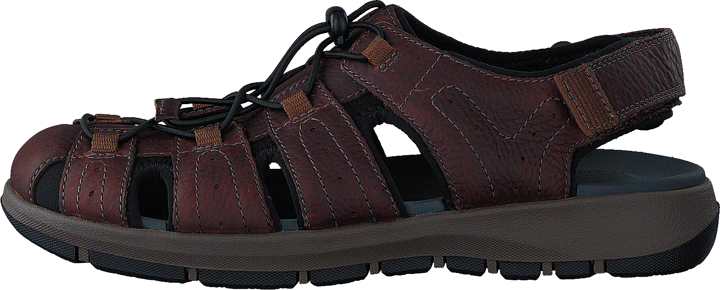 Brixby Cove Dark Brown Lea, Male, Shoes, Sandals and Slippers, sandals, Brown, UK 8