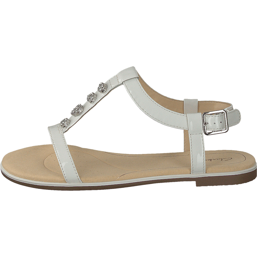 Bay Blossom White Patent