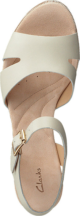Clarks - Akilha Eden White Combi Lea