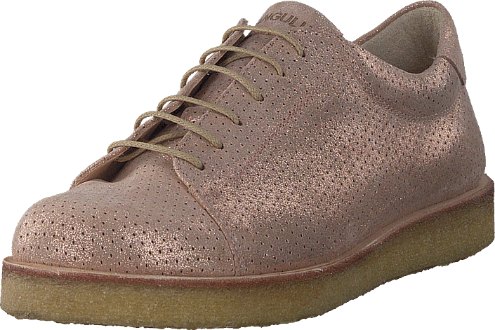 Angulus - Sneaker With Plateau Sole Copper Glitter