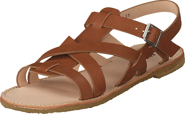 Angulus - Sandal With Buckle Tan