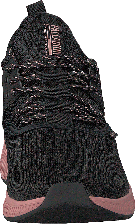 Ax_eon Lace Knit Black/Rose Tan