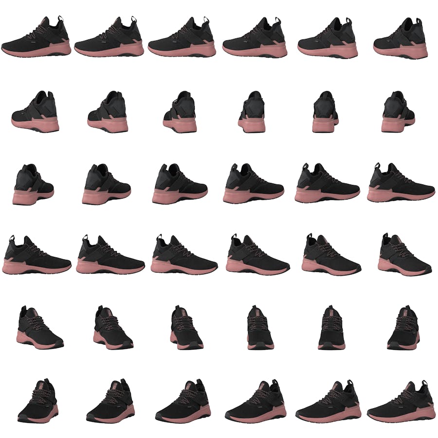 Ax_eon Lace Knit Black/Rose Tan - Bild 8