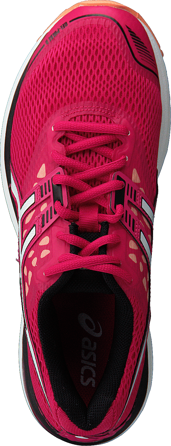 Gel pulse 9 Bright Rose white black Des chaussures pour toutes les occasions Footway