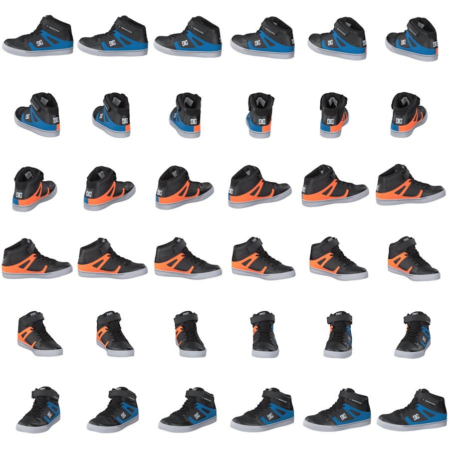 Pure High-top Se Ev Black/Red/Blue - Bild 8